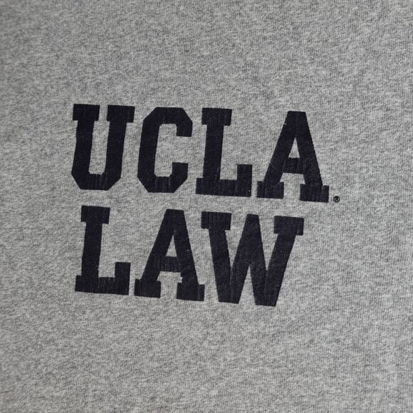 Vintage UCLA Law Shirt Small Gray Heather Single Stitch Made in USA - Picture 6 of 7